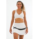 Short Saia Fitness Branco Vitória G