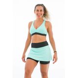 Short Saia Fitness Verde Turquesa Damma G