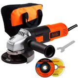 Esmerilhadeira Angular 4.1/2 Pol 820w G720 Com Disco Black & Decker + Disco E Bolsa