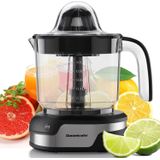 Homeleader Electric Citrus Juicer, Suco De Laranja Com Motor Poderoso E Lâmpada De Trabalho Led, Espremedor De Laranja Para Toranjas, Laranja E Limão