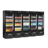 Refrigerador/expositor Vertical Conveniência Gcvr-2500 Lb Pr All Black 2500l C/ Led Perimetral - Gelopar 220v Gelopar