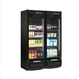 Refrigerador/expositor Vertical Conveniência Gcvr-950 Lb Pr All Black 957l C/ Led Perimetral - Gelopar 220v Gelopar