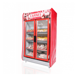 Expositor Vertical 02 Portas Para Carnes Polar Maspc 125 Vermelho 220v