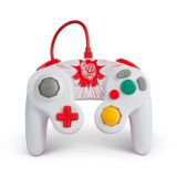 Powera Wired Gamecube Style Controller Para Nintendo Switch - Mario, Gamepad, Wired Video Game Controller, Gaming Controller, Gamecube Controller - N