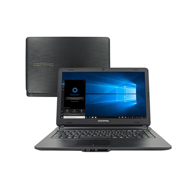 Notebook - Compaq I3-5005u 2.00ghz 4gb 500gb Padrão Intel Hd Graphics 5500 Windows 10 Home 14" Polegadas