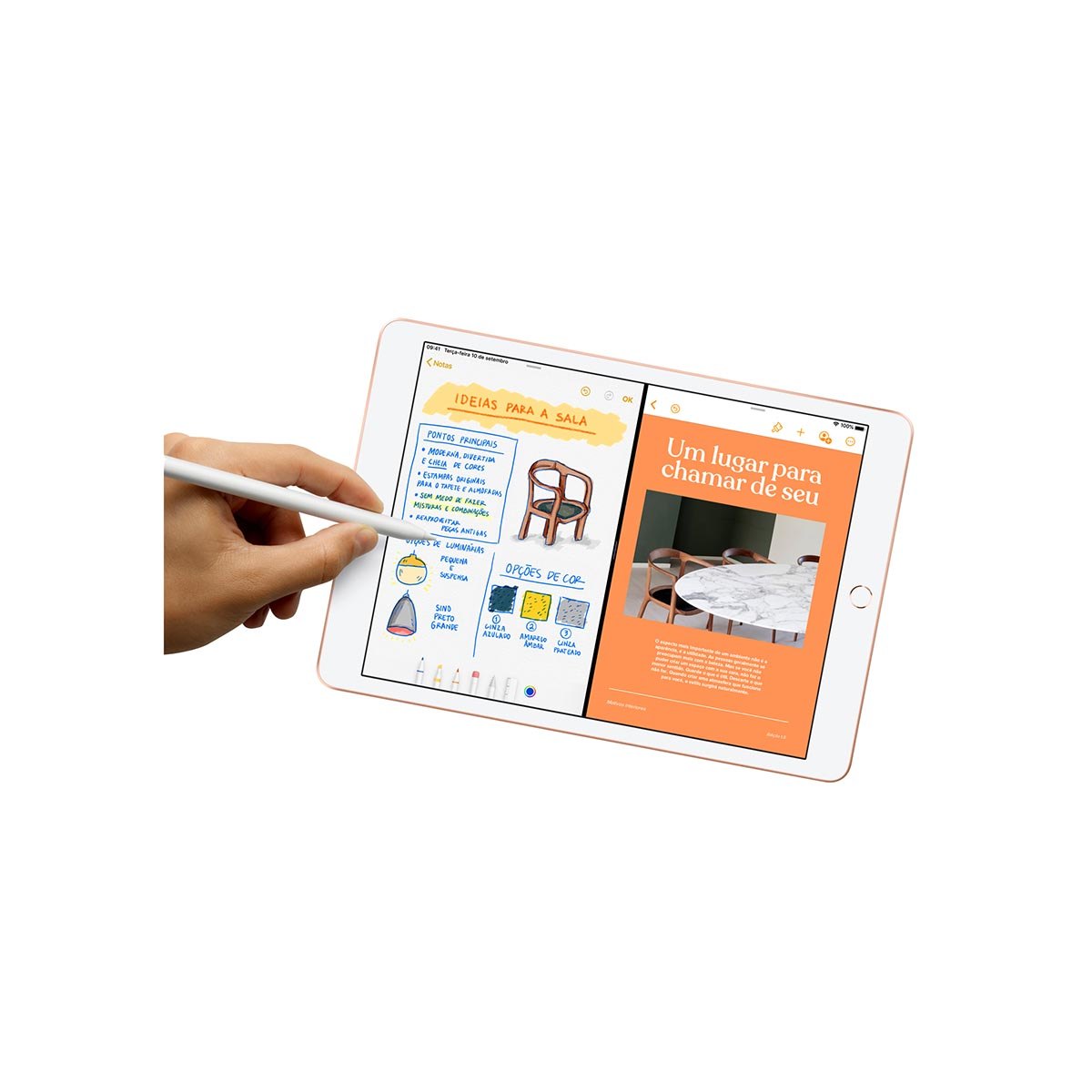 iPad Apple 7ª Geração 7TH Wi-Fi 32GB iPadOS A10 Fusion Tela