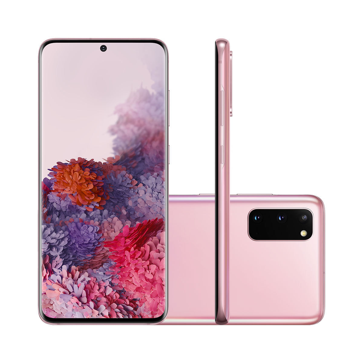 Smartphone Samsung Galaxy S20 128GB Cloud Pink 4G Tela 6.2 Pol. Câmera Tripla 64MP Selfie 10MP Android 10 Menor preço em Smartphone Samsung Galaxy S20 128GB Cloud Pink 4G Tela 6.2 Pol. Câmera Tripla 64MP Selfie 10MP Android 10