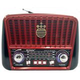 Radio Retro Portátil Bluetooth Recarregável Com Alça 2257