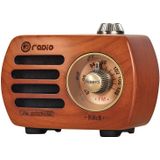 Prunus R-818 Vintage Radio Retro Fm Rádio Pequeno Transmissão Transistor Portátil Com Alto-falante Bluetooth, Bateria Recarregável Operada, Forte Apr
