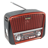 Rádio Retro Portátil Am / Fm / Usb / Sd Livstar Cnn 3201 Bt