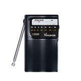 Am Fm Radio Portátil – Melhor Rádio Transistor De Recepção/rádio Operado Por Bateria Mais Longa (2aa) / Rádio De Bolso Fm Am. Soquet