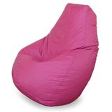 Puff Gota em Courino Rosa