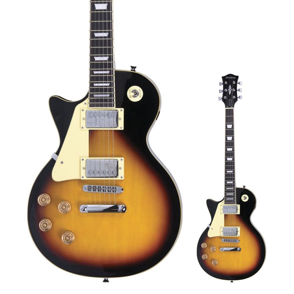 Guitarra Canhoto Les Paul Strinberg Lps230 Basswood Sunburst