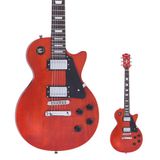 Guitarra Les Paul Strinberg Lps260 Mgs  Mahogany Sólido Satin Fosca Com Escudo Preto E 2 Humbucker