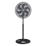 Ventilador De Coluna Ventisol Turbo 6 Pás 50cm 3 Velocidades Oscilante Preto - 127v