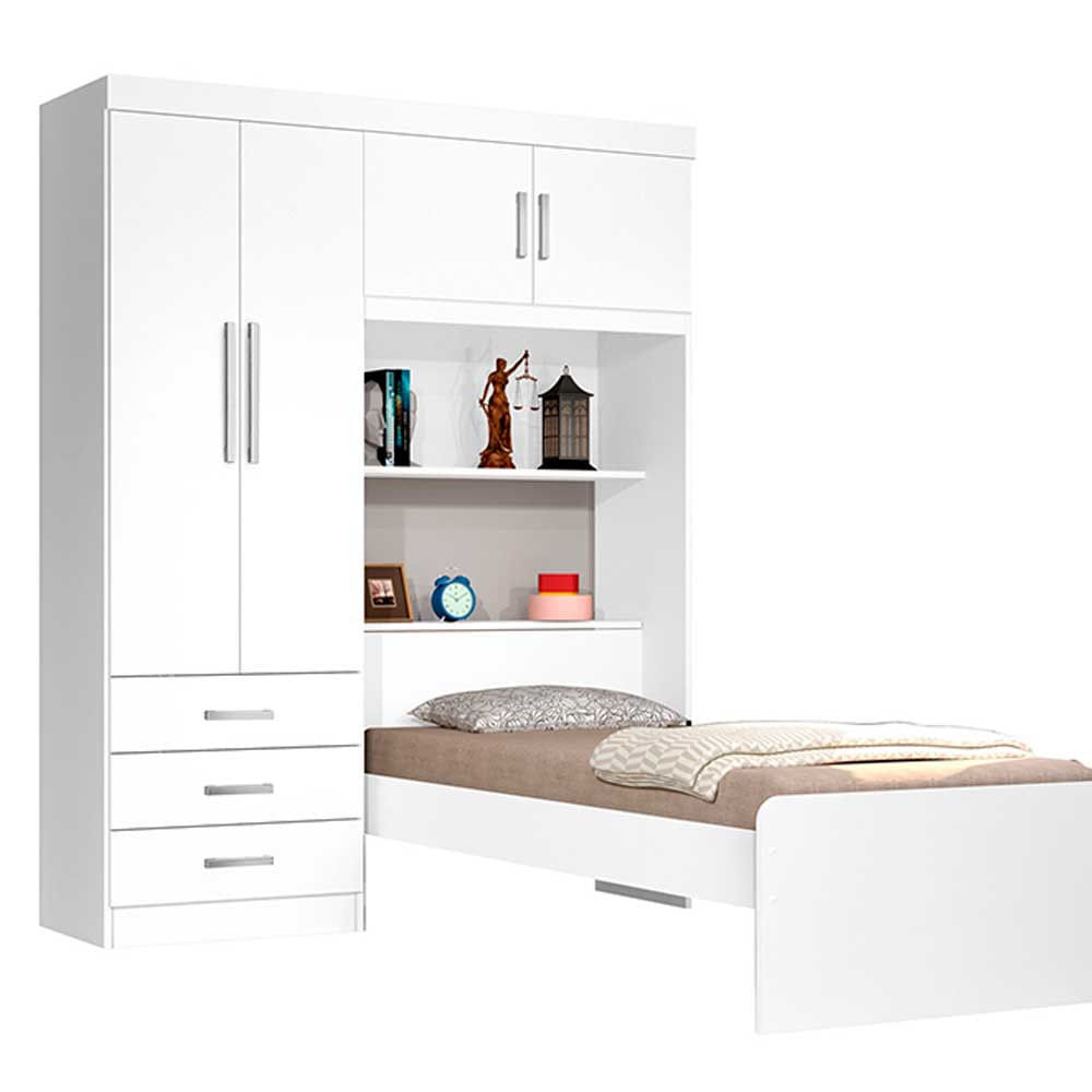 Roupeiro Cama Cancun Com 4 Portas E 3 Gavetas J E A Moveis