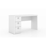 Conjunto Mesa Com Balcão Para Home Office Branco - Tecno Mobili