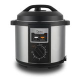 Panela Elétrica De Pressão Midea 6l Inox Ppb72 - 220v