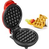 Mini Waffle Maker Com Pinças De Aço Inoxidável, Paninis Domésticos De Ferramentas De Cozimento, Lados Fáceis De Limpar, Antiaderente