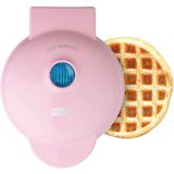 Máquina De Waffles Mini Dash Dmw001pk 4 Polegadas, Rosa