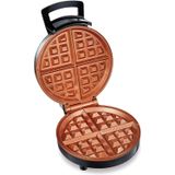 Fabricante De Waffles Belga Hamilton Beach Com Placas De Cerâmica De Cobre Antiaderente, Controle De Browning, Luzes Indicadoras, Aço Inoxidável (260