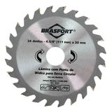 Serra Circular De Widea 4.3/8 Pol 111mm X 20mm 24 Dentes Brasfort