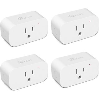 Alexa Smart Plug 4 Pack, Treatlife 7 Day Heavy Duty Programmable Timer, 1800W 15A WiFi Smart Outlet, Child Lock, Vacation Mode, Reliable WiFi