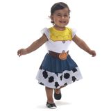 Fantasia Jessie Vestido Bebê - Toy Story - Disney  M