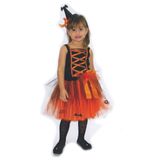 Fantasia Bambolê Infantil Halloween Bruxa Com Tiara-132