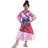 Disney Princess Mulan Vestido Fantasia Para Meninas, Personagem Infantil Vestir Roupa