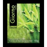Sachê Perfumado Giorno 15g Folhas de Bambu e Hortelã Giorno