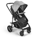 Carrinho Passeio Beyond 2 Em 1 Assento Moisés 0-15kgs Cinza Multikids Baby - Bb429