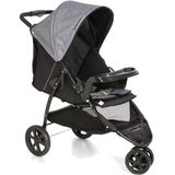 Carrinho De Bebe 3 Rodas Galzerano Cross Trail Cinza Preto