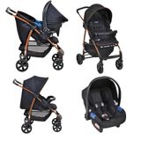 Carrinho De Bebe Passeio Ecco +bebe Conforto Preto Burigotto