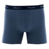 Cueca Boxer Longa Mash Masculina Cotton Algodão Elástico Azul Jeans Escuro Gg