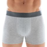 Cueca Boxer Masculina Mash Viscose Elástico Cinza Claro Gg