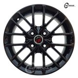 Kit 4 Rodas Aro 15x6 Gm Esportiva  4x100 Et40 Black Ew B20