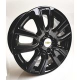 Kit 4 Rodas Aro 14x6 Gm Onix Activ 4x100 Preto Brilho Brw 1210