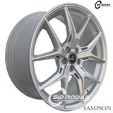 Roda Aro 18x8 Bbs Sampson 5x113 Prata B.a.r