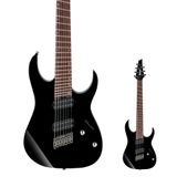 Guitarra 7 Cordas Ibanez Multi Scale Rg Ms7 Black