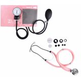 Kit Esfigmomanômetro + Estetoscopio Rappaport Rosa