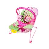 Cadeirinha Musical E Vibratória Soft Ballagio Até 9kgs Rosa Color Baby