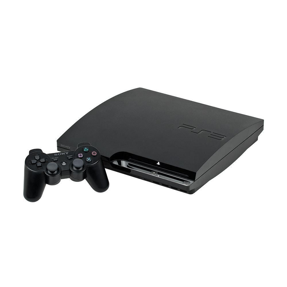 Sony Playstation 3 Slim 320gb Standard Cor Charcoal Black