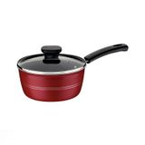 Panela Tramontina Sicília Em Alumínio Com Revestimento Interno E Externo Em Antiaderente Starflon Excellent Vermelho 18 Cm 1,9 L Tramontina