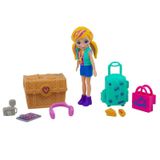 Boneca Polly Pocket Kit De Viagem - Mattel