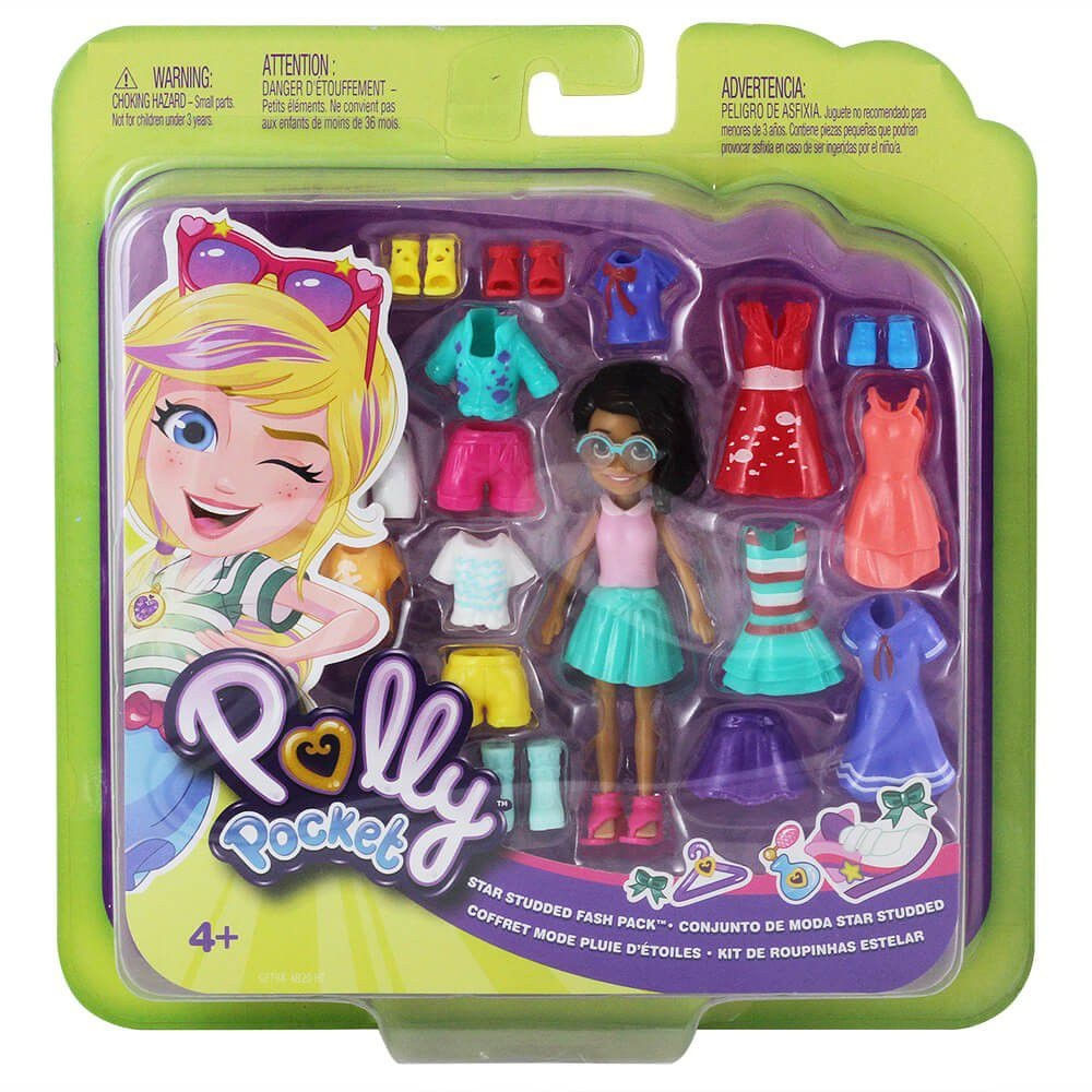 Boneca Polly Pocket Pronta Para Festa Estelar - Mattel - A sua