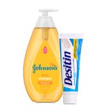 Shampoo Regular Johnsons Baby 750 Ml + 1cremes Preventivos De Assadura Desitin 113g