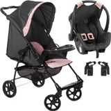 Carrinho De Bebe Bebe Conforto Galzerano Romano Preto Rosa