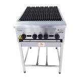 Chapa Charbroiler Americana Profissional Grill Churrasqueira 60cm Gás Inox Com Pé Cggp60 - Venâncio