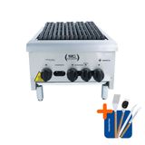 Chapa Char Broiler Americana Profissional Grill 45cm Gás Inox Cgg45 E Utensílios - Venâncio